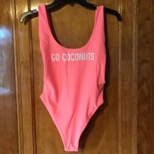 Aerie “Go Coconuts” one piece swimsuit